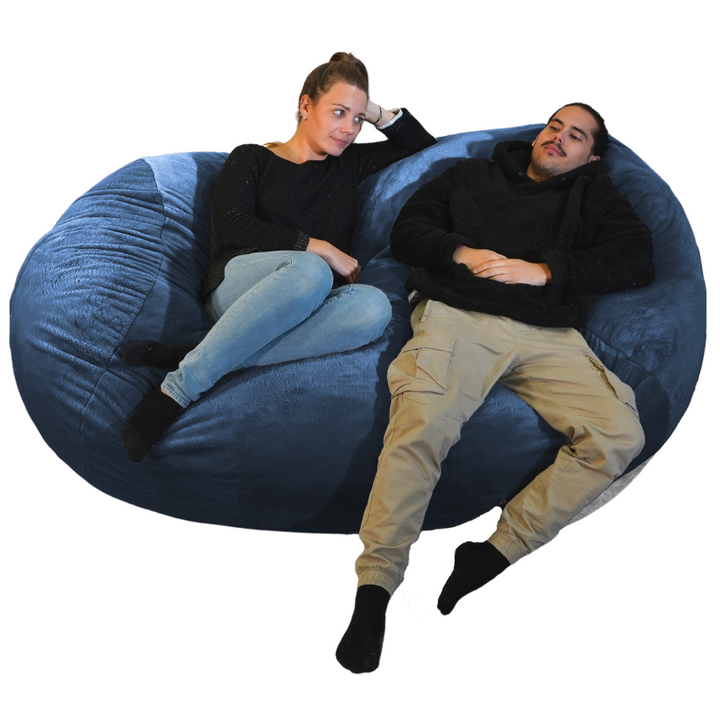 Funda sola para puf gigante largo de pelo - 160 cm
