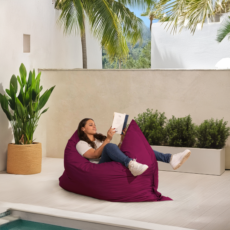 Puf para Exterior Impermeable Desenfundable Anti-UV - 140x180 cm
