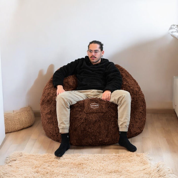 Puf Gigante de Piel - 120 Cm - Banabag