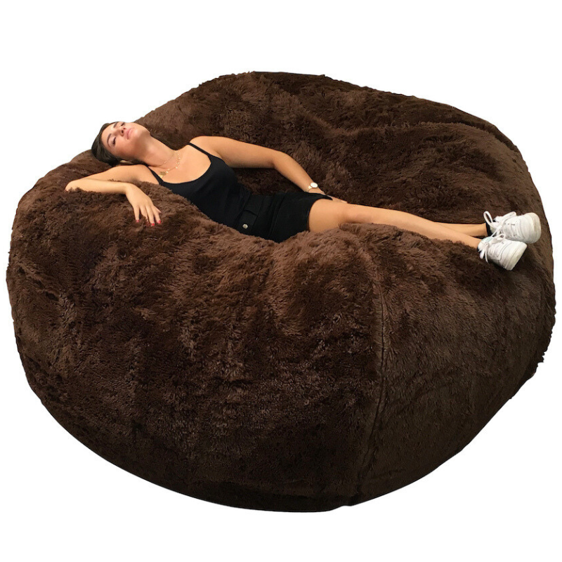 Puf Gigante de Piel - 180 Cm - Banabag