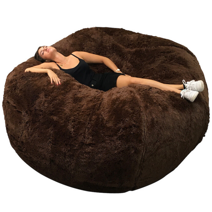 Puf Gigante de Piel - 180 Cm - Banabag