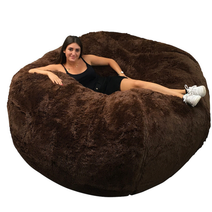 Puf Gigante de Piel - 180 Cm - Banabag