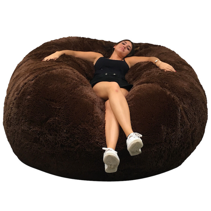 Puf Gigante de Piel - 180 Cm - Banabag