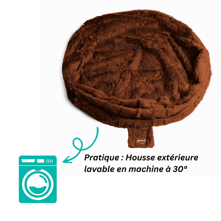 Puf Gigante de Piel - 200 Cm - Banabag