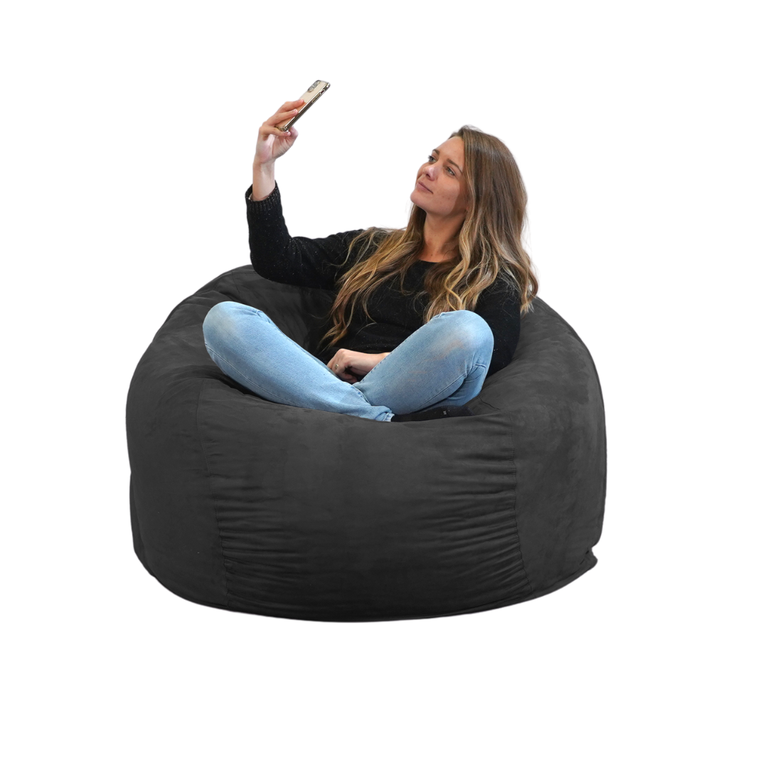 Puf Gigante de Microgamuza - 120 Cm - Banabag