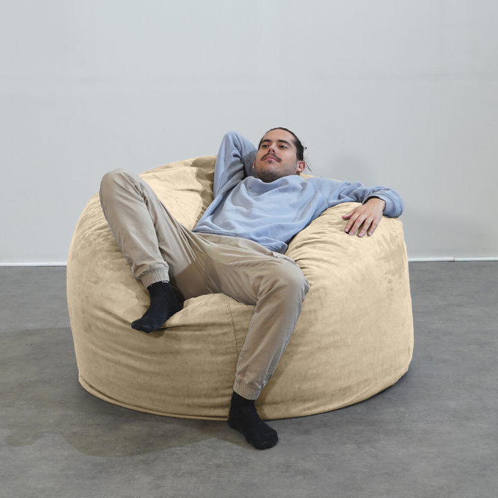 Puf Gigante de Microgamuza - 120 Cm - Banabag