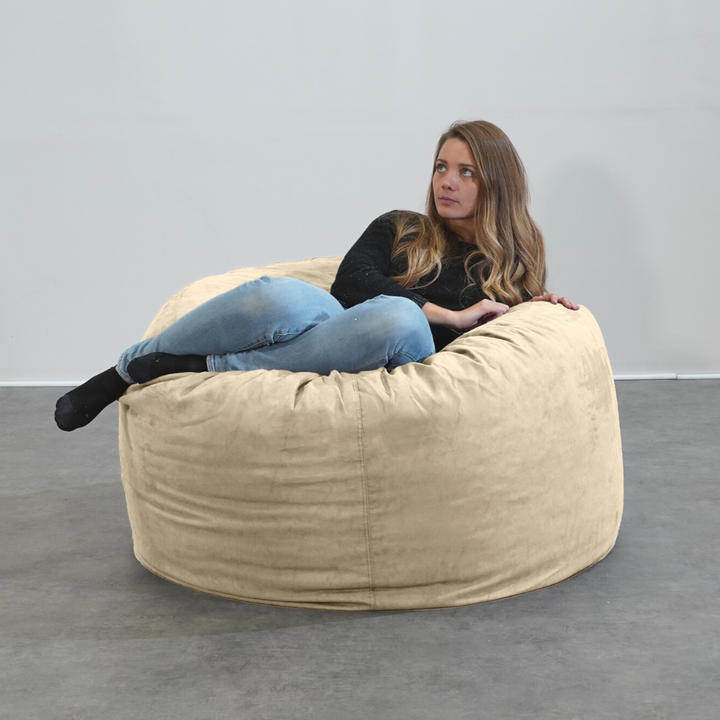 Puf Gigante de Microgamuza - 120 Cm - Banabag