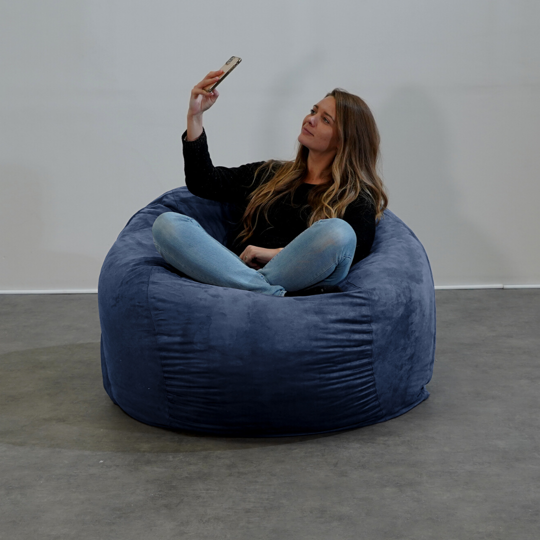 Puf Gigante de Microgamuza - 120 Cm - Banabag