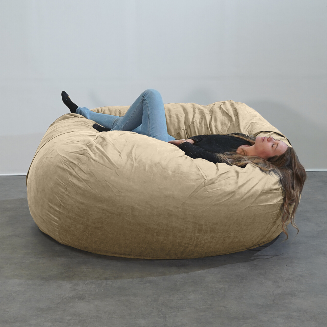 Puf Gigante de Microgamuza - 180 Cm - Banabag
