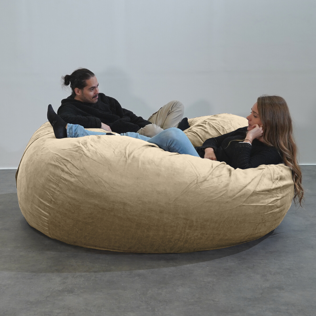 Puf Gigante de Microgamuza - 180 Cm - Banabag