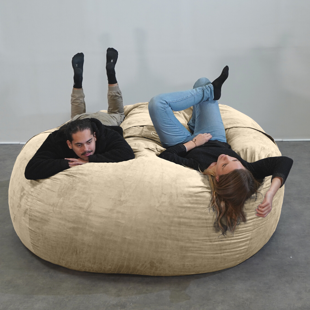 Puf Gigante de Microgamuza - 200 Cm - Banabag