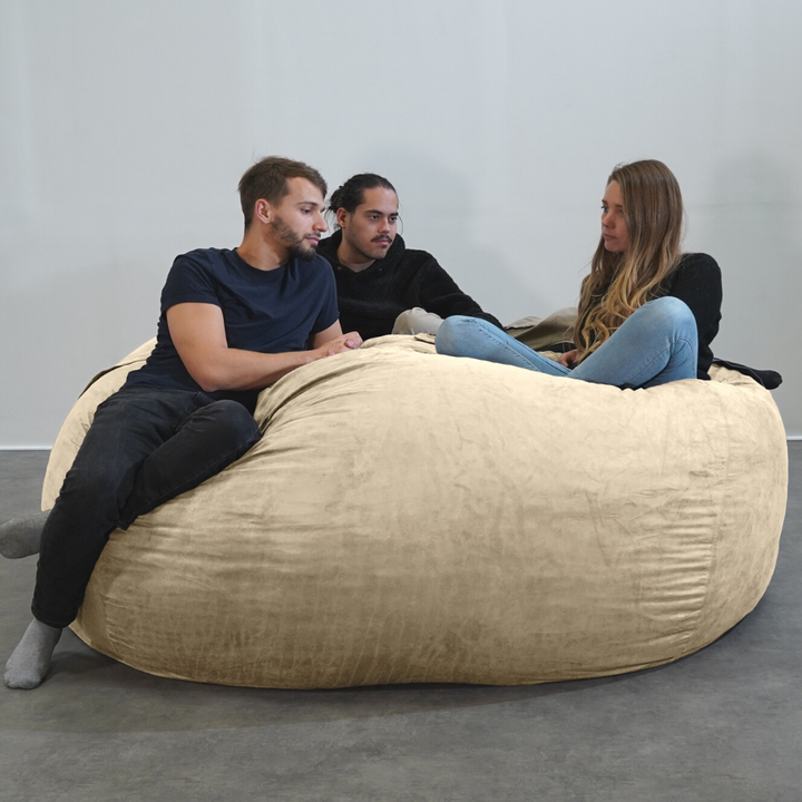 Puf Gigante de Microgamuza - 200 Cm - Banabag