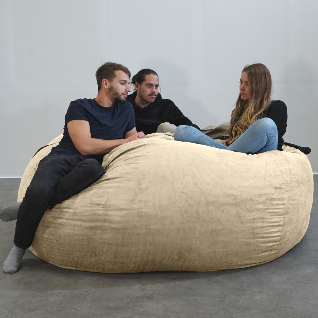 Puf Gigante de Microgamuza - 200 Cm - Banabag